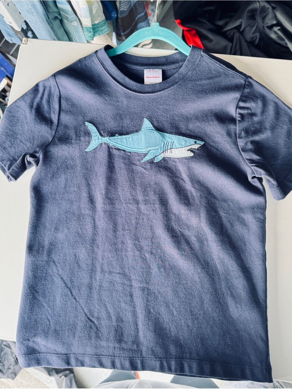 Hanna Andersson boys Shark tshirt